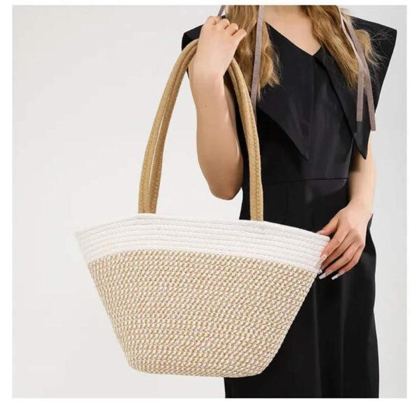 Durable Woven Tote Bag - Image 3